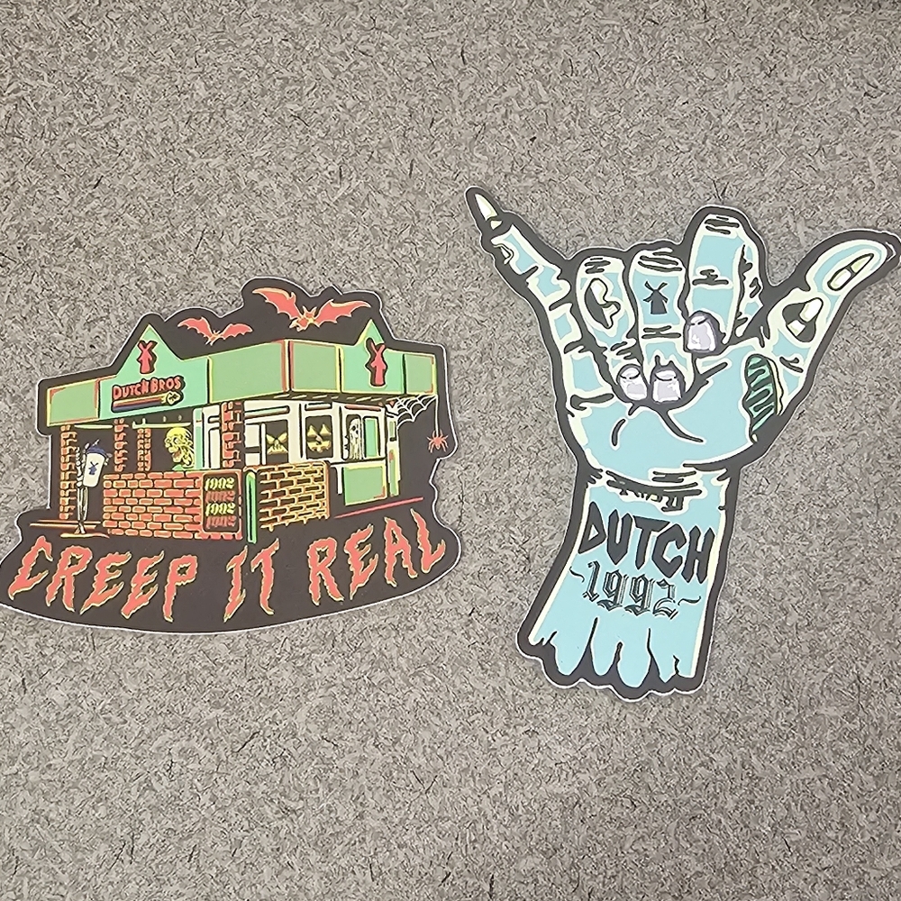 Dutch Bros‎ Sticker Drop Halloween 2024 Creep It Real NEW
